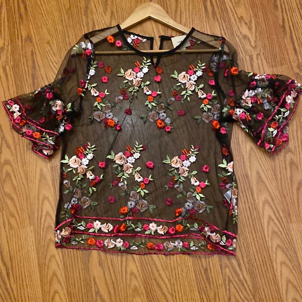 Mesh Blouse